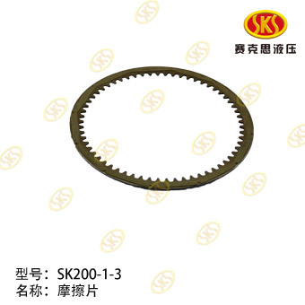 FRICTION PLATE-SK200-3 729-1801