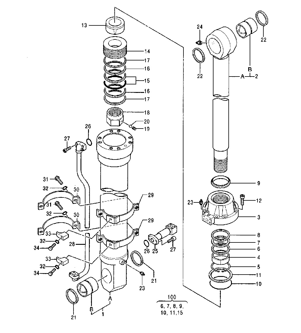 CYLINDER BUCKET 0978404 BEARING CUSHION YantraLive