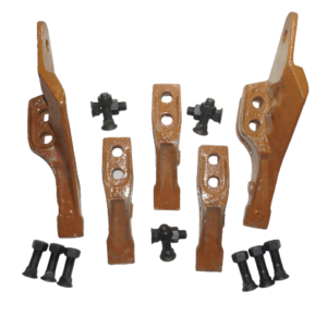 BACKHOE BUCKET KIT DF CUTTER KIT + FASTNERS-JCB 3DX-550/42065A Same as 335/y1548