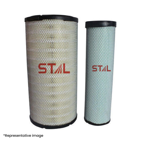 AIR FILTER, OEM Part No: 600-181-6740, AFT Brand: STAL, AFT Part No: ST40611AB for Komatsu PC200
