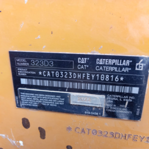 CATERPILLAR 323D3