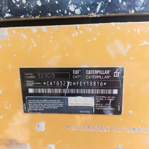 CATERPILLAR 323D3