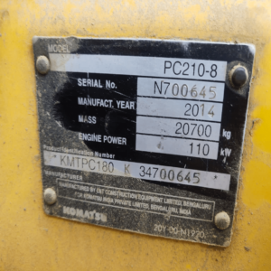 L&T KOMATSU PC210-8